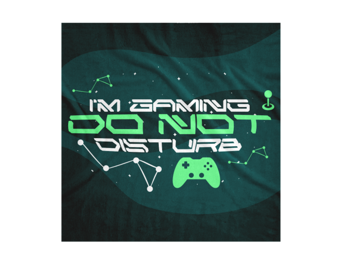 Do Not Disturb - I'm Gaming Blanket 60x60